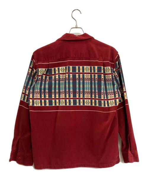 STYLE EYES（スタイルアイズ）STYLE EYES (スタイルアイズ) オープンカラーシャツ レッド サイズ:15-15 1/2の古着・服飾アイテム
