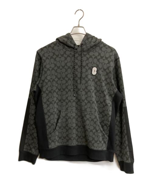 COACH（コーチ）COACH (コーチ) プルオーバーパーカー グレー サイズ:Lの古着・服飾アイテム