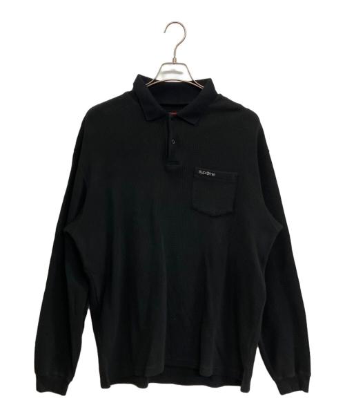 SUPREME（シュプリーム）Supreme (シュプリーム) ポロシャツ ブラック サイズ:Mの古着・服飾アイテム