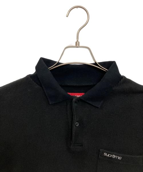 SUPREME（シュプリーム）Supreme (シュプリーム) ポロシャツ ブラック サイズ:Mの古着・服飾アイテム