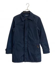 POLO RALPH LAUREN（ポロ・ラルフローレン）の古着「ステンカラーコート」｜ネイビー