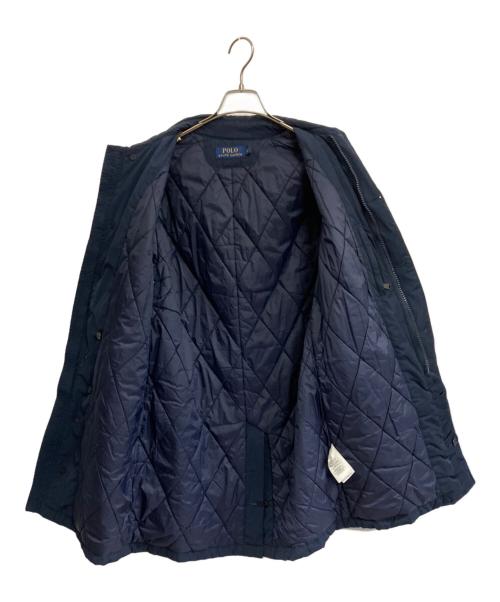 POLO RALPH LAUREN（ポロ・ラルフローレン）POLO RALPH LAUREN (ポロ・ラルフローレン) ステンカラーコート ネイビー サイズ:XSの古着・服飾アイテム