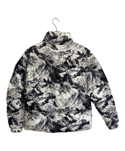 THE NORTH FACE（ザ ノース フェイス）THE NORTH FACE (ザ ノース フェイス) ダウンジャケット ホワイト×ブラック サイズ:Lの古着・服飾アイテム