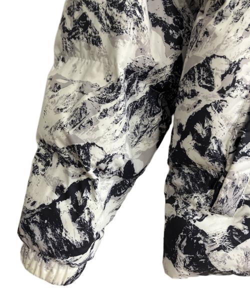 THE NORTH FACE（ザ ノース フェイス）THE NORTH FACE (ザ ノース フェイス) ダウンジャケット ホワイト×ブラック サイズ:Lの古着・服飾アイテム