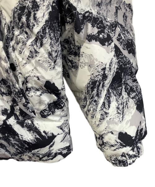 THE NORTH FACE（ザ ノース フェイス）THE NORTH FACE (ザ ノース フェイス) ダウンジャケット ホワイト×ブラック サイズ:Lの古着・服飾アイテム
