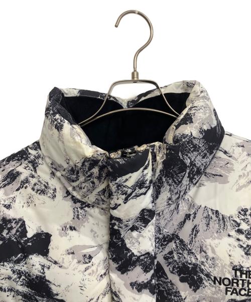 THE NORTH FACE（ザ ノース フェイス）THE NORTH FACE (ザ ノース フェイス) ダウンジャケット ホワイト×ブラック サイズ:Lの古着・服飾アイテム