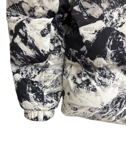 THE NORTH FACE（ザ ノース フェイス）THE NORTH FACE (ザ ノース フェイス) ダウンジャケット ホワイト×ブラック サイズ:Lの古着・服飾アイテム