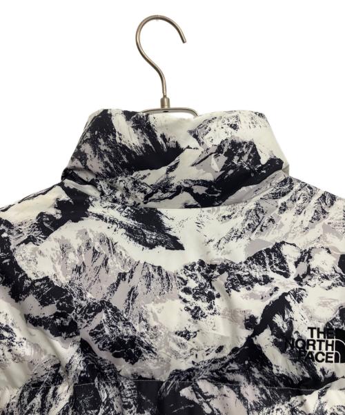 THE NORTH FACE（ザ ノース フェイス）THE NORTH FACE (ザ ノース フェイス) ダウンジャケット ホワイト×ブラック サイズ:Lの古着・服飾アイテム