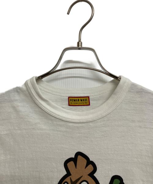 HUMAN MADE（ヒューマンメイド）HUMAN MADE (ヒューマンメイド) 半袖Tシャツ ホワイト サイズ:Sの古着・服飾アイテム
