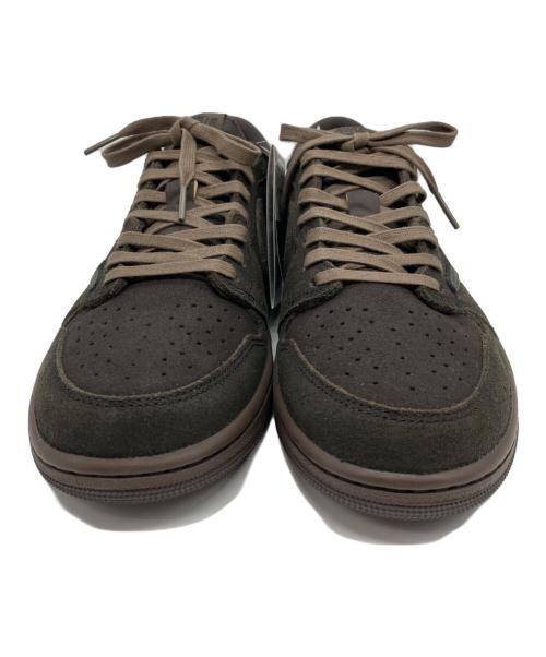 NIKE（ナイキ）NIKE (ナイキ) Travis Scott (トラヴィススコット) ローカットスニーカー ブラウン サイズ:28 未使用品の古着・服飾アイテム
