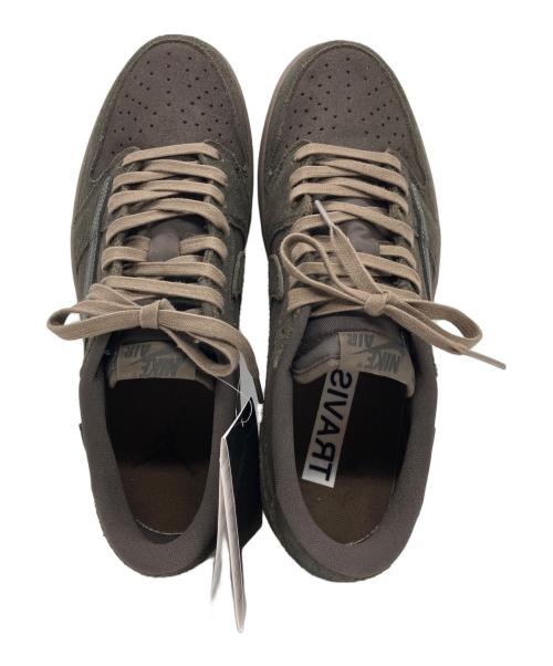 NIKE（ナイキ）NIKE (ナイキ) Travis Scott (トラヴィススコット) ローカットスニーカー ブラウン サイズ:28 未使用品の古着・服飾アイテム