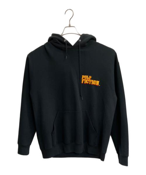 WACKO MARIA（ワコマリア）WACKO MARIA (ワコマリア) PULP FICTION (パルプフィクション) プルオーバーパーカー ブラック サイズ:Lの古着・服飾アイテム