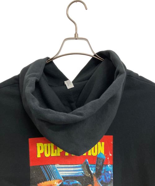 WACKO MARIA（ワコマリア）WACKO MARIA (ワコマリア) PULP FICTION (パルプフィクション) プルオーバーパーカー ブラック サイズ:Lの古着・服飾アイテム