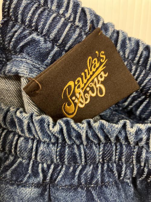 LOEWE（ロエベ）LOEWE (ロエベ) Paula's Ibiza (パウラズ イビザ) Cropped Trousers in Denim インディゴ サイズ:Sの古着・服飾アイテム