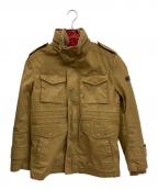 BURBERRY BLACK LABELバーバリーブラックレーベル）の古着「ライナー付きM65ジャケット」｜ブラウン