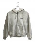 stussyステューシー）の古着「ジップパーカー」｜アイボリー