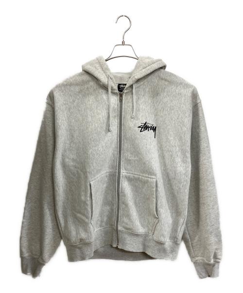 stussy（ステューシー）stussy (ステューシー) ジップパーカー アイボリー サイズ:XLの古着・服飾アイテム