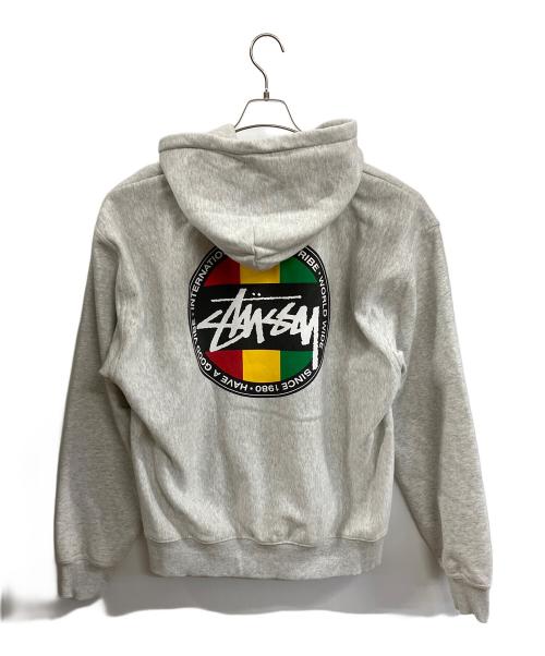stussy（ステューシー）stussy (ステューシー) ジップパーカー アイボリー サイズ:XLの古着・服飾アイテム