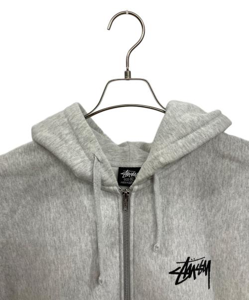 stussy（ステューシー）stussy (ステューシー) ジップパーカー アイボリー サイズ:XLの古着・服飾アイテム