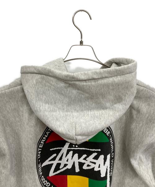 stussy（ステューシー）stussy (ステューシー) ジップパーカー アイボリー サイズ:XLの古着・服飾アイテム
