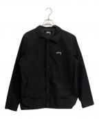 stussyステューシー）の古着「コーチジャケット」｜ブラック