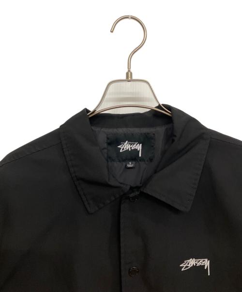 stussy（ステューシー）stussy (ステューシー) コーチジャケット ブラック サイズ:Sの古着・服飾アイテム