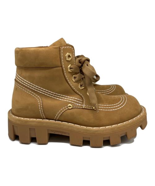 LOUIS VUITTON（ルイ ヴィトン）LOUIS VUITTON (ルイ ヴィトン) レザーブーツ ブラウン サイズ:7の古着・服飾アイテム