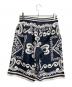 DOLCE & GABBANA (ドルチェ＆ガッバーナ) ハーフパンツ ネイビー×ホワイト サイズ:46：23000円