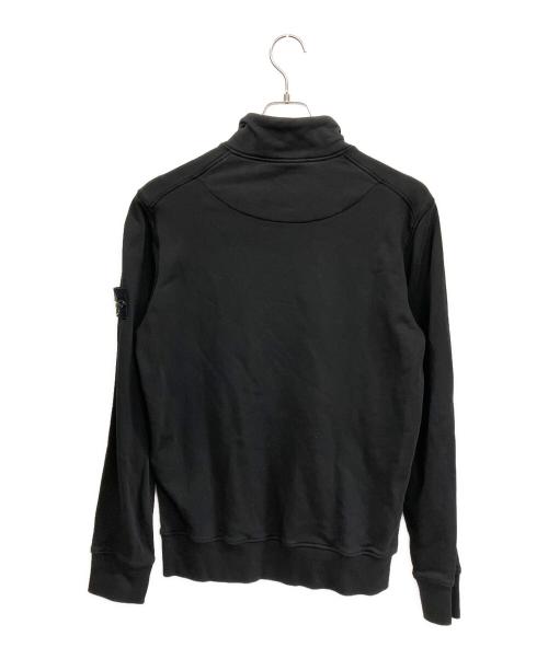 STONE ISLAND（ストーンアイランド）STONE ISLAND (ストーンアイランド) ハーフジップスウェット ブラック サイズ:Mの古着・服飾アイテム