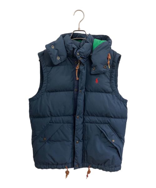 POLO RALPH LAUREN（ポロ・ラルフローレン）POLO RALPH LAUREN (ポロ・ラルフローレン) ダウンベスト ブルー サイズ:Sの古着・服飾アイテム