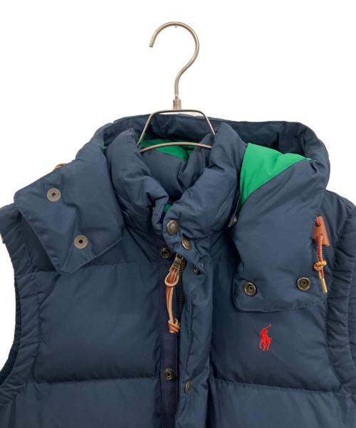POLO RALPH LAUREN（ポロ・ラルフローレン）POLO RALPH LAUREN (ポロ・ラルフローレン) ダウンベスト ブルー サイズ:Sの古着・服飾アイテム