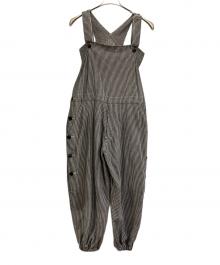 Y's（ワイズ）の古着「サロペット」｜ホワイト×ブラック