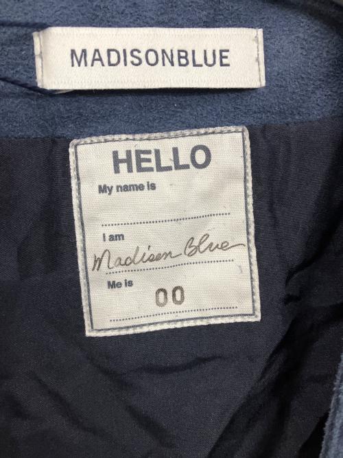MADISON BLUE（マディソンブルー）MADISON BLUE (マディソンブルー) FRINGE BIG CAPE ネイビー サイズ:Fの古着・服飾アイテム