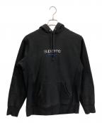 SUPREMEシュプリーム）の古着「Classic Logo Shop Hooded」｜ブラック