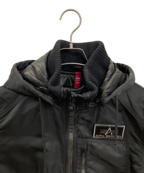 ALPHA（アルファ）ALPHA (アルファ) フライトジャケット ブラック サイズ:Mの古着・服飾アイテム