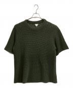 BOTTEGA VENETAボッテガベネタ）の古着「半袖ニット」｜グリーン