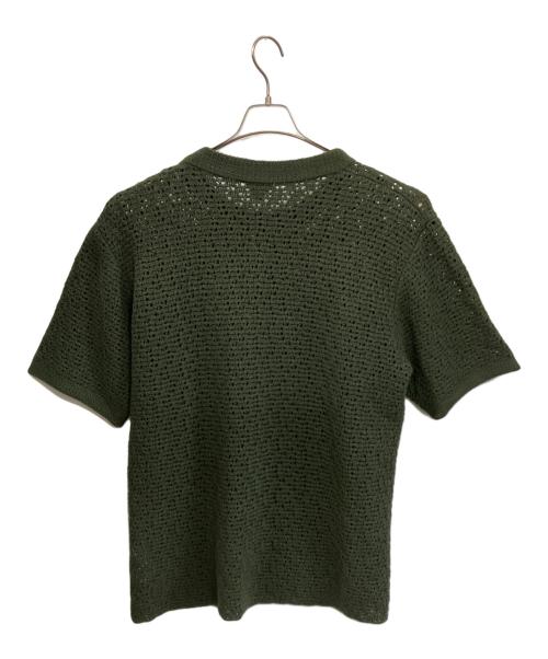 BOTTEGA VENETA（ボッテガベネタ）BOTTEGA VENETA (ボッテガベネタ) 半袖ニット グリーン サイズ:Lの古着・服飾アイテム