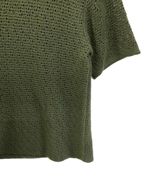 BOTTEGA VENETA（ボッテガベネタ）BOTTEGA VENETA (ボッテガベネタ) 半袖ニット グリーン サイズ:Lの古着・服飾アイテム