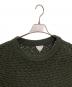 中古・古着 BOTTEGA VENETA (ボッテガベネタ) 半袖ニット グリーン サイズ:L：30000円
