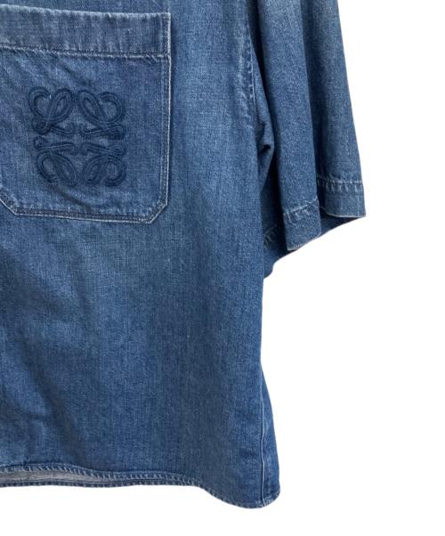 LOEWE（ロエベ）LOEWE (ロエベ) ショートスリーブシャツ デニム インディゴ サイズ:39の古着・服飾アイテム