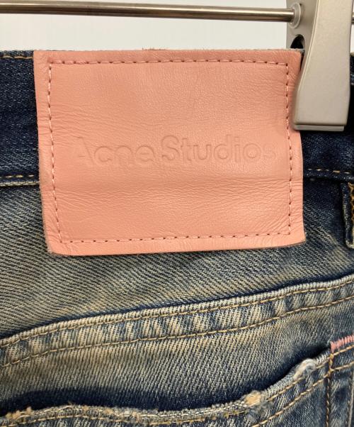 Acne studios（アクネ ストゥディオズ）Acne studios (アクネ ストゥディオズ) ダメージ加工デニムパンツ インディゴ サイズ:W32 L30の古着・服飾アイテム