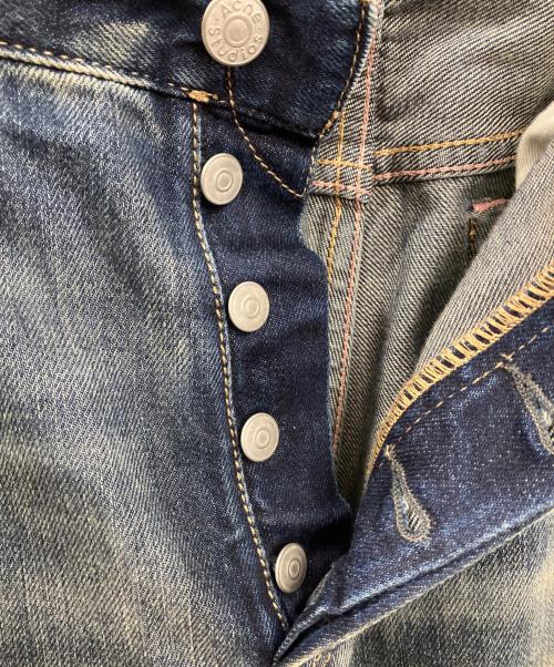 Acne studios（アクネ ストゥディオズ）Acne studios (アクネ ストゥディオズ) ダメージ加工デニムパンツ インディゴ サイズ:W32 L30の古着・服飾アイテム