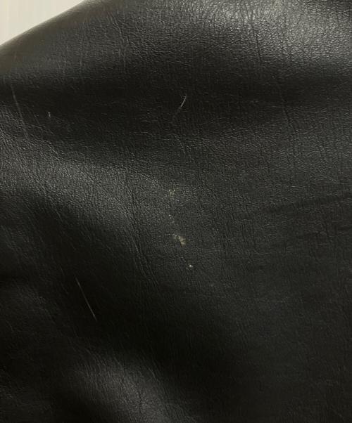 Golden Thread Brill Bros（ゴールデンスレッドブリルブラザーズ）Golden Thread Brill Bros (ゴールデンスレッドブリルブラザーズ) シングルライダースジャケット ブラック サイズ:40の古着・服飾アイテム