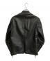 Golden Thread Brill Bros (ゴールデンスレッドブリルブラザーズ) シングルライダースジャケット ブラック サイズ:40：12000円
