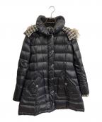 BURBERRY BLUE LABELバーバリー ブルー レーベル）の古着「ダウンコート」｜ネイビー