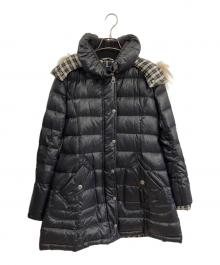 BURBERRY BLUE LABEL（バーバリー ブルー レーベル）の古着「ダウンコート」｜ネイビー