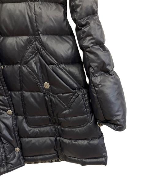 BURBERRY BLUE LABEL（バーバリー ブルー レーベル）BURBERRY BLUE LABEL (バーバリー ブルー レーベル) ダウンコート ネイビー サイズ:40の古着・服飾アイテム