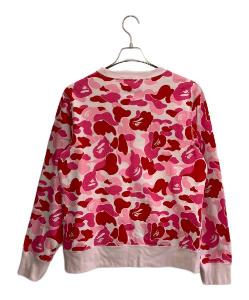 A BATHING APE（アベイシングエイプ）A BATHING APE (アベイシングエイプ) カモスウェット ピンク×レッド サイズ:Mの古着・服飾アイテム