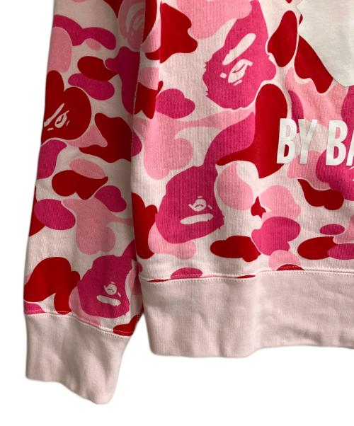 A BATHING APE（アベイシングエイプ）A BATHING APE (アベイシングエイプ) カモスウェット ピンク×レッド サイズ:Mの古着・服飾アイテム