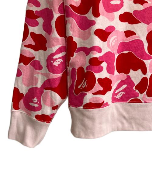 A BATHING APE（アベイシングエイプ）A BATHING APE (アベイシングエイプ) カモスウェット ピンク×レッド サイズ:Mの古着・服飾アイテム